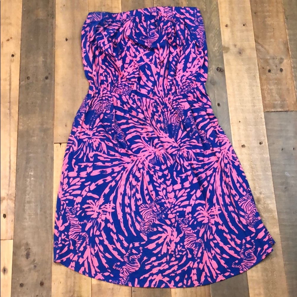 Lilly Pulitzer strapless dress